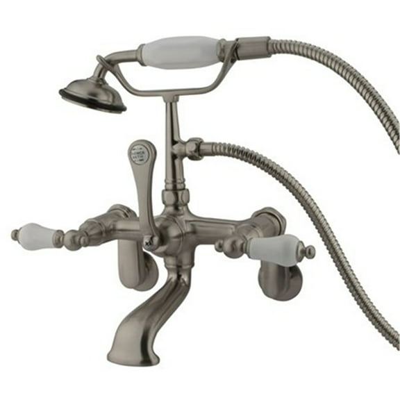 Kingston Brass CC55T2 Adjustable Center Wall Mount Tub CC55T2