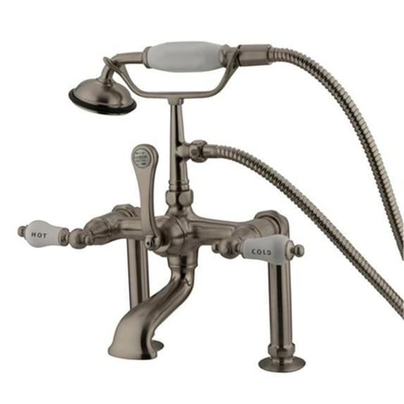 Kingston Brass Satin Nickel Venerable Clawfoot Tub Faucet