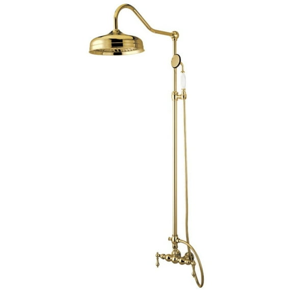 Kingston Brass CCK6172 Kingston Brass CCK6172 Rain Drop Shower, Polished Brass