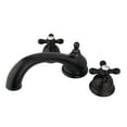thumbnail image 1 of Kingston Brass KS3355AX Vintage Two-Handle Deck Mount Roman Tub Faucet, Oil Rubbed Bronze, 1 of 4