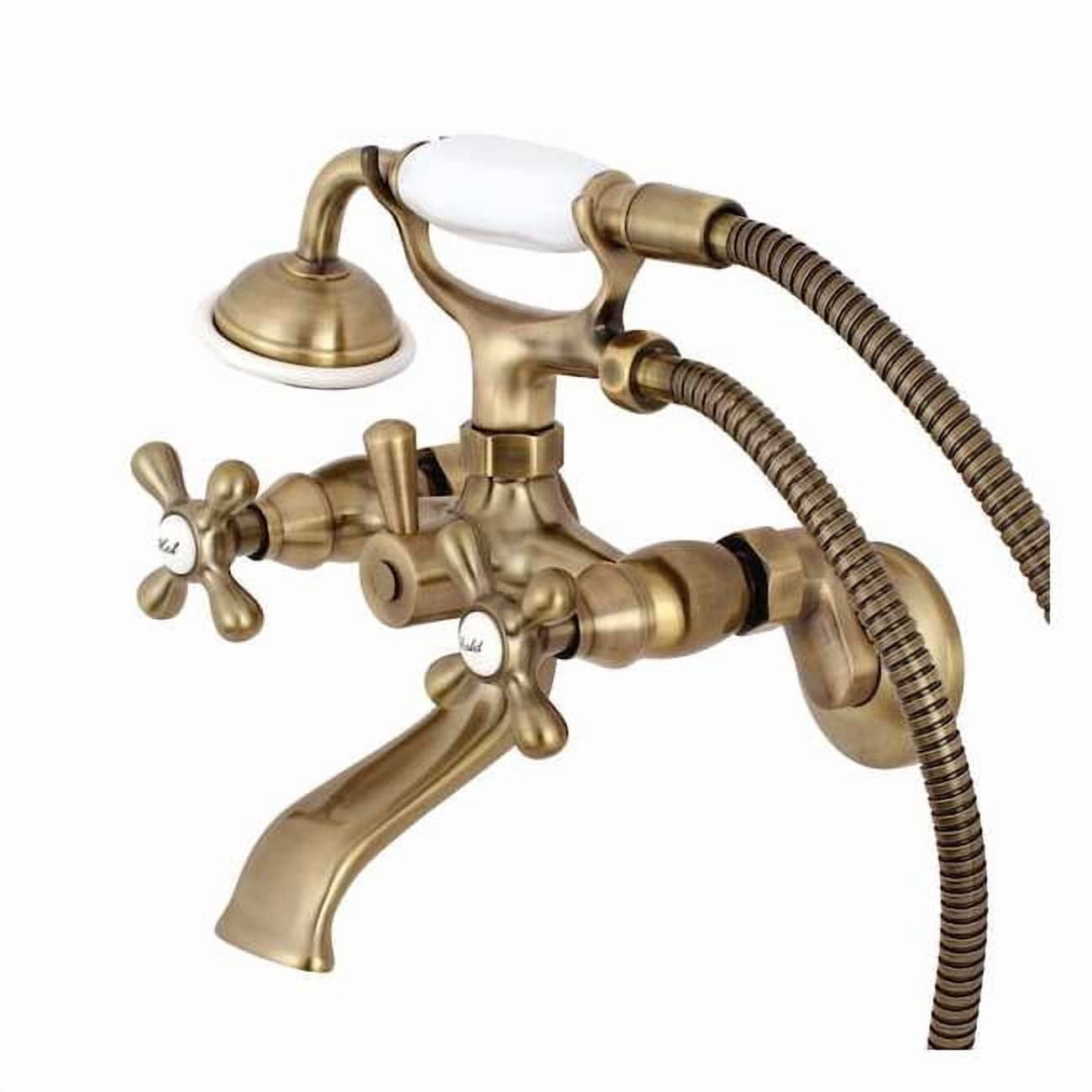 Kingston Brass KS265AB 6" Wall Mount Tub Filler Faucet KS265AB
