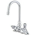 thumbnail image 1 of Kingston Brass Goose Neck Faucet with Back Outlet & Diverter Vintage Series -..., 1 of 5