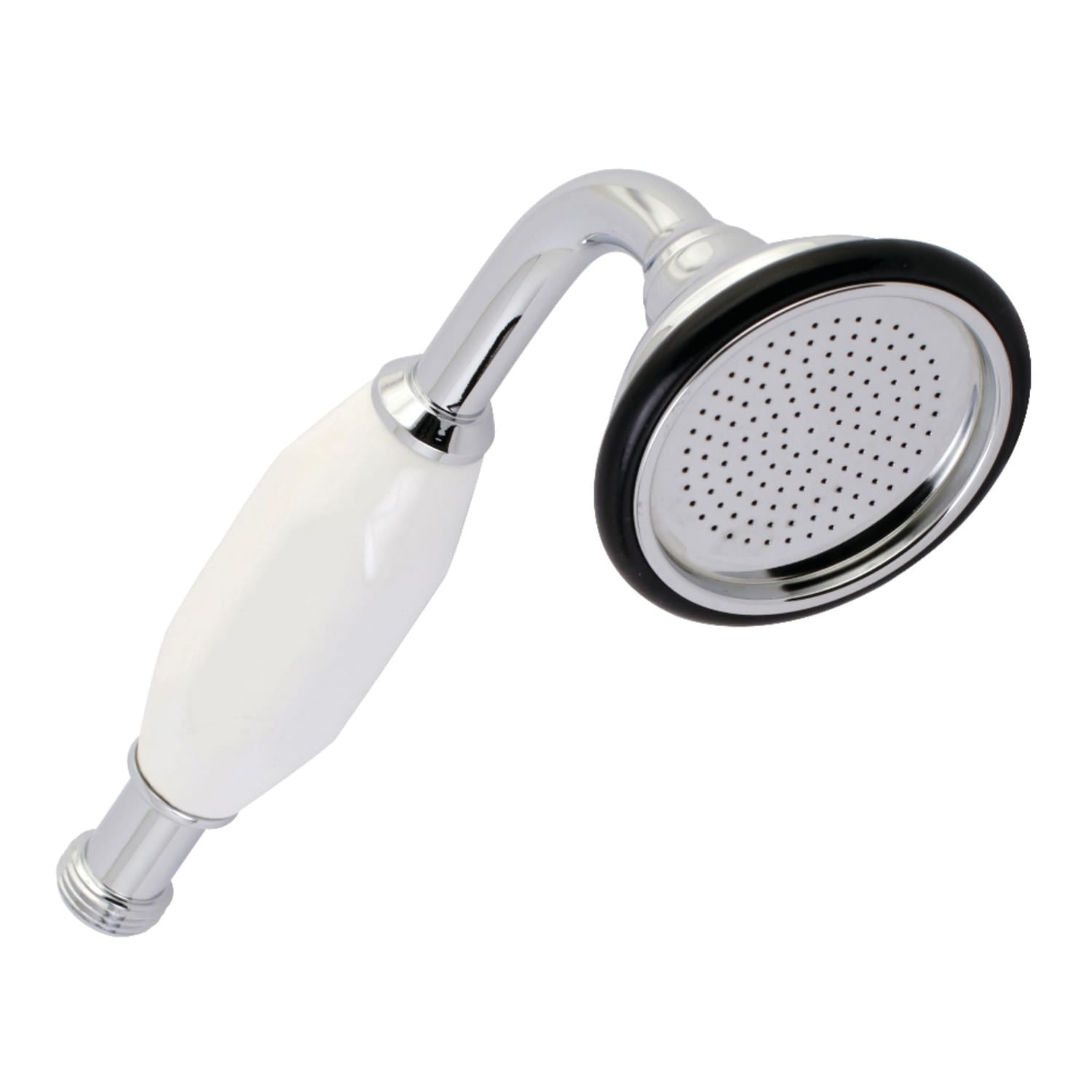 Vintage Polished Chrome Handheld Jet Shower Head