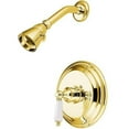 thumbnail image 1 of Kingston Brass KB3632PLSO Vintage Shower Trim - Brass, 1 of 4