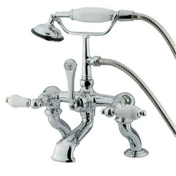 Kingston Brass CC411T8 7" Deck Mount Tub Filler,w/Ha CC411T8