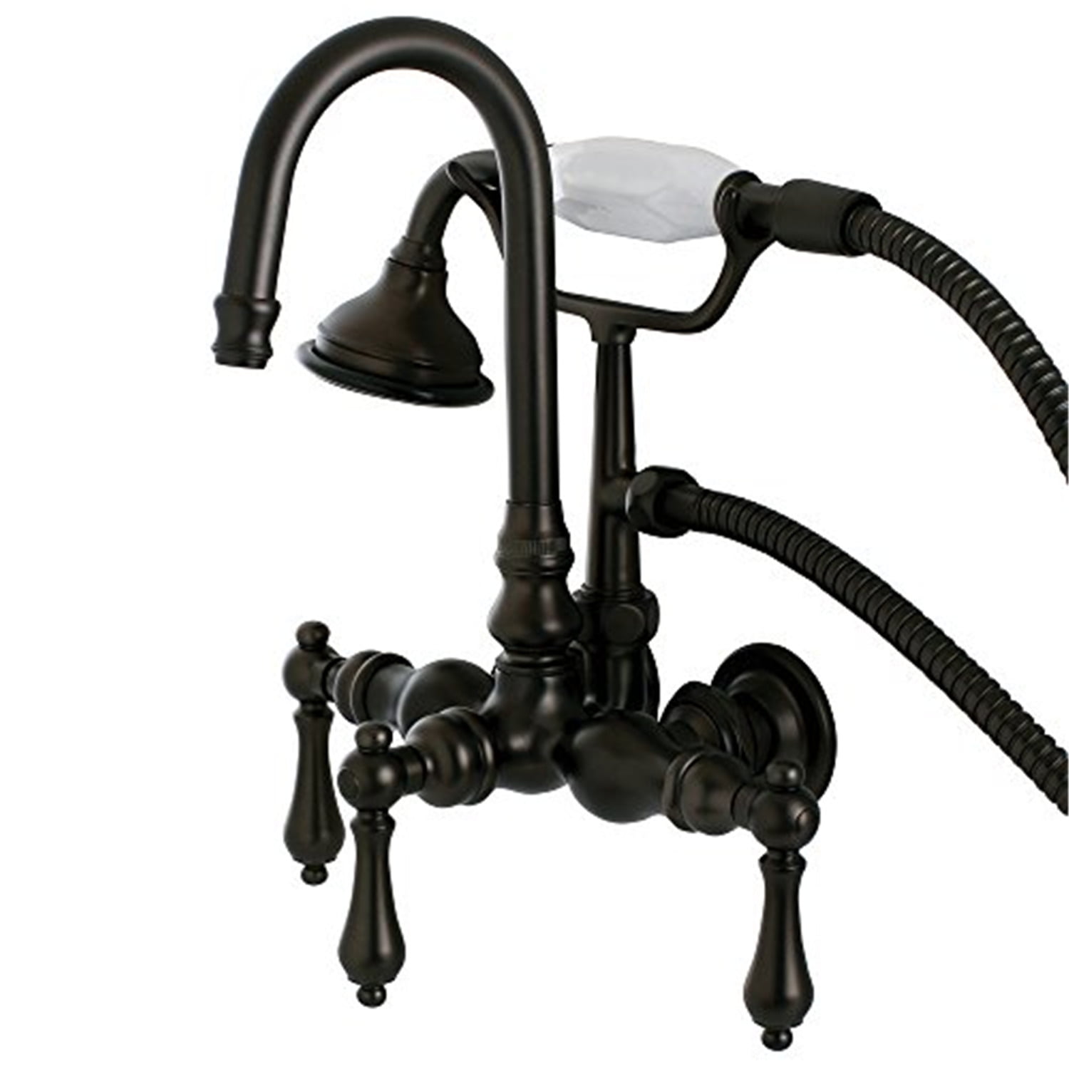 Kingston Brass AE7T5 Wall Mount Clawfoot Tub Faucet AE7T5