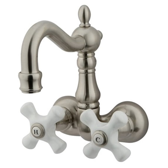 Wall-Mount Clawfoot Tub Faucet, Polished Brass, Tub Wall Mount CC1079T2