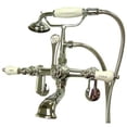 thumbnail image 1 of Wall-Mount Clawfoot Tub Faucet, Polished Brass, Tub Wall Mount CC53T2, 1 of 2