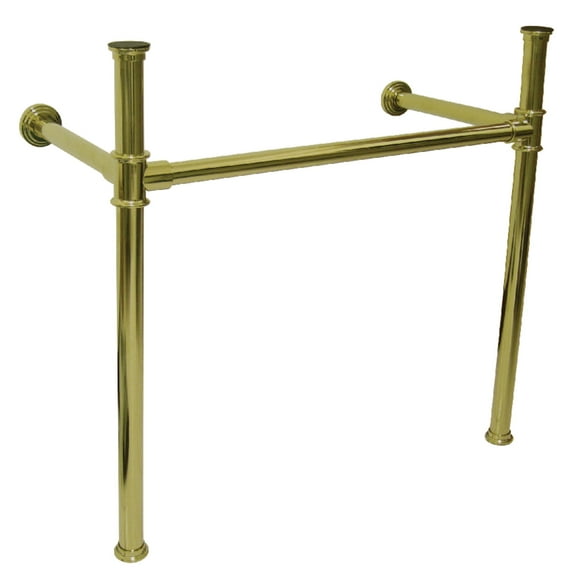Kingston Brass VPB13682 Stainless Steel Console Sink Legs in Polished Brass