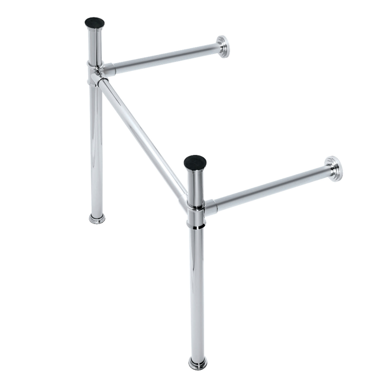 Polished Chrome Stainless Steel Console Sink Legs