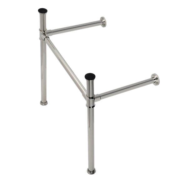 Kingston Brass VPB33086 Stainless Steel Console Sink Legs in Polished Nickel