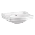 thumbnail image 1 of Kingston Brass VPB3308B Victorian 30-Inch Ceramic Console Sink (8-Inch, 3-Hole) in White, 1 of 8