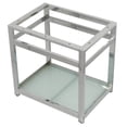 thumbnail image 1 of Kingston Brass VSP3122B1 31" Wide X 30" High Console Stand - Chrome, 1 of 6