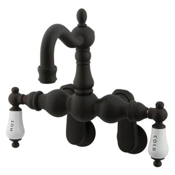 Kingston Brass Wall Mount Clawfoot Tub Filler - Oil Rubbed Bronze