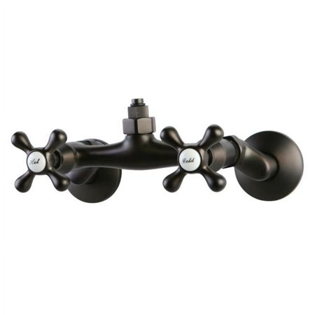 Kingston Brass Wall Mount Convert To Tub Faucet without Spout, Oil Rubbed Bronze
