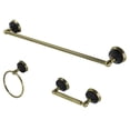 thumbnail image 1 of Kingston Brass BAK911148AB Water Onyx 3 Piece Bathroom Package - Brass, 1 of 4