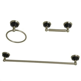 Brushed Nickel 6 Piece Matching Bathroom Accessory Set