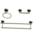 thumbnail image 1 of Kingston Brass BAK911348BN Water Onyx Bathroom Accessory Set, Brushed Nickel - 3 Piece, 1 of 2