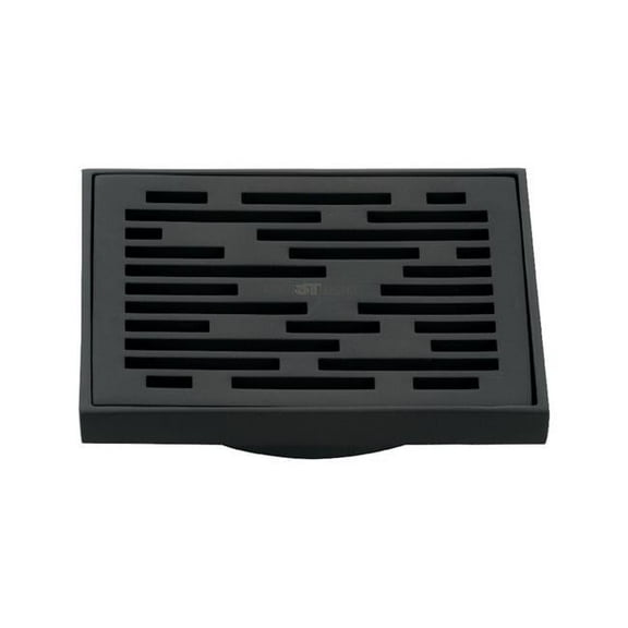 Kingston Brass Watercourse Transit 4" Square Grid Shower Drain