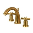 thumbnail image 1 of Kingston Brass Widespread Bathroom Faucets With Brushed Brass Finish KS2967ZX, 1 of 7