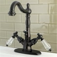 thumbnail image 1 of Kingston Brass KS1435WLL 4 in. Centerset Bathroom Faucet, Oil Rubbed Bronze, 1 of 7
