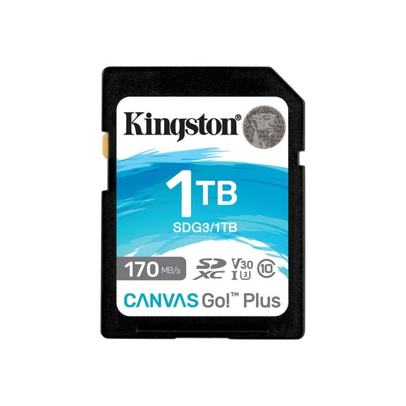 Kingston Canvas Go! Plus 1 TB Class 10/UHS-I (U3) V30 SDXC
