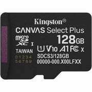 Kingston Canvas Select Plus 128 GB Class 10/UHS-I U1 V10 microSDXC