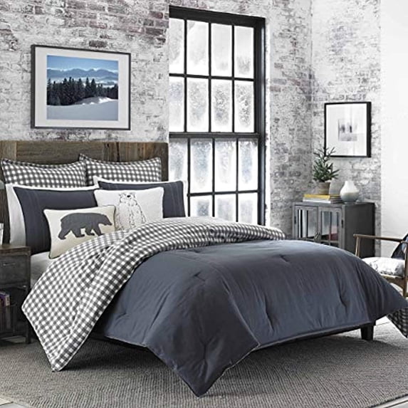 Kingston Charcoal Comforter Set by Eddie Bauer