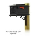 thumbnail image 1 of Kingston Curbside Mailbox with Baldwin front single mailbox mounting bracket, 1 of 4