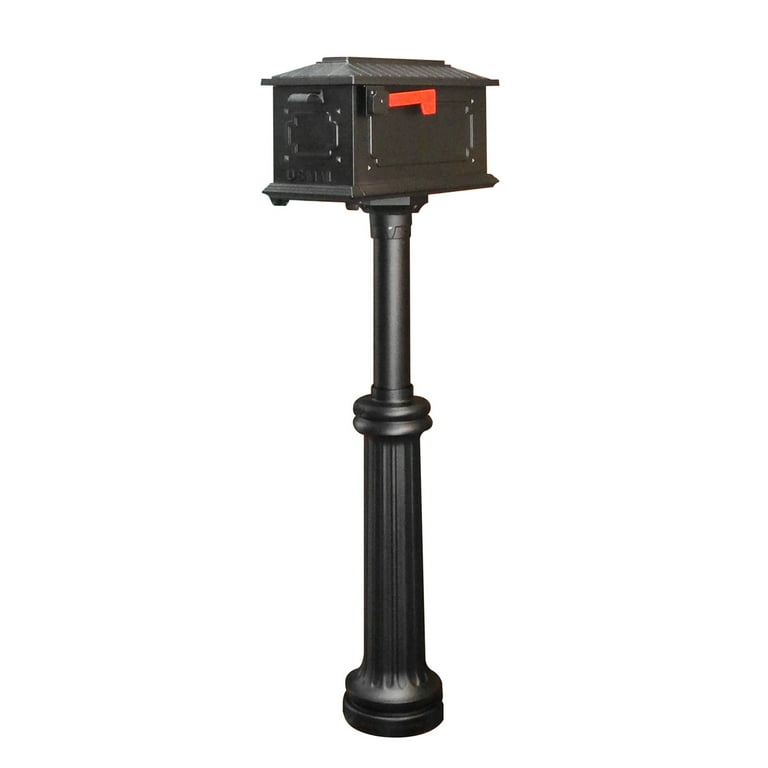 Kingston Black Post Mount Mailbox Kingston Black Post Mount Mailbox