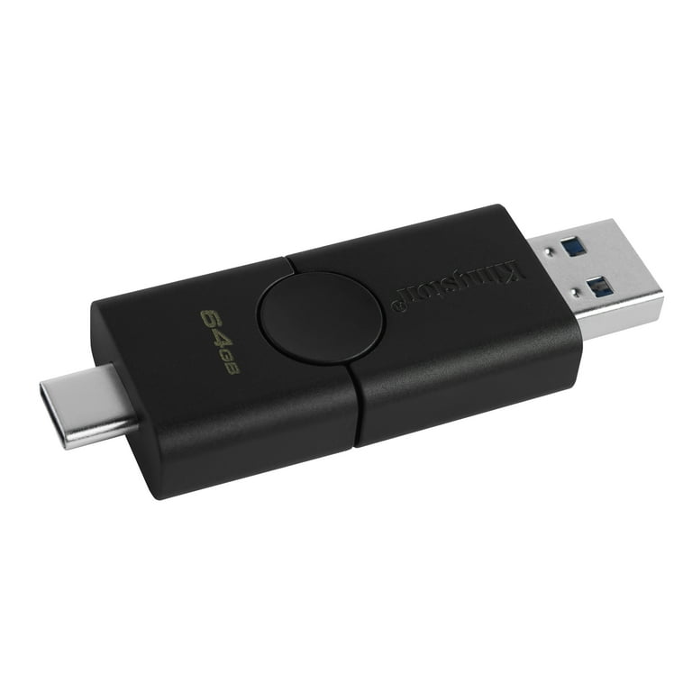 Clé USB double entrée DataTraveler - 64 Go - USB 3.1 Type A, USB 3.1 Type C  - Papeterie Michel