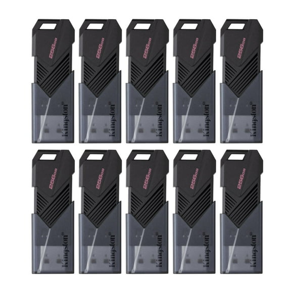 Kingston DataTraveler Exodia Onyx 256GB USB Flash Drive (Matte Black) (10-Pack)
