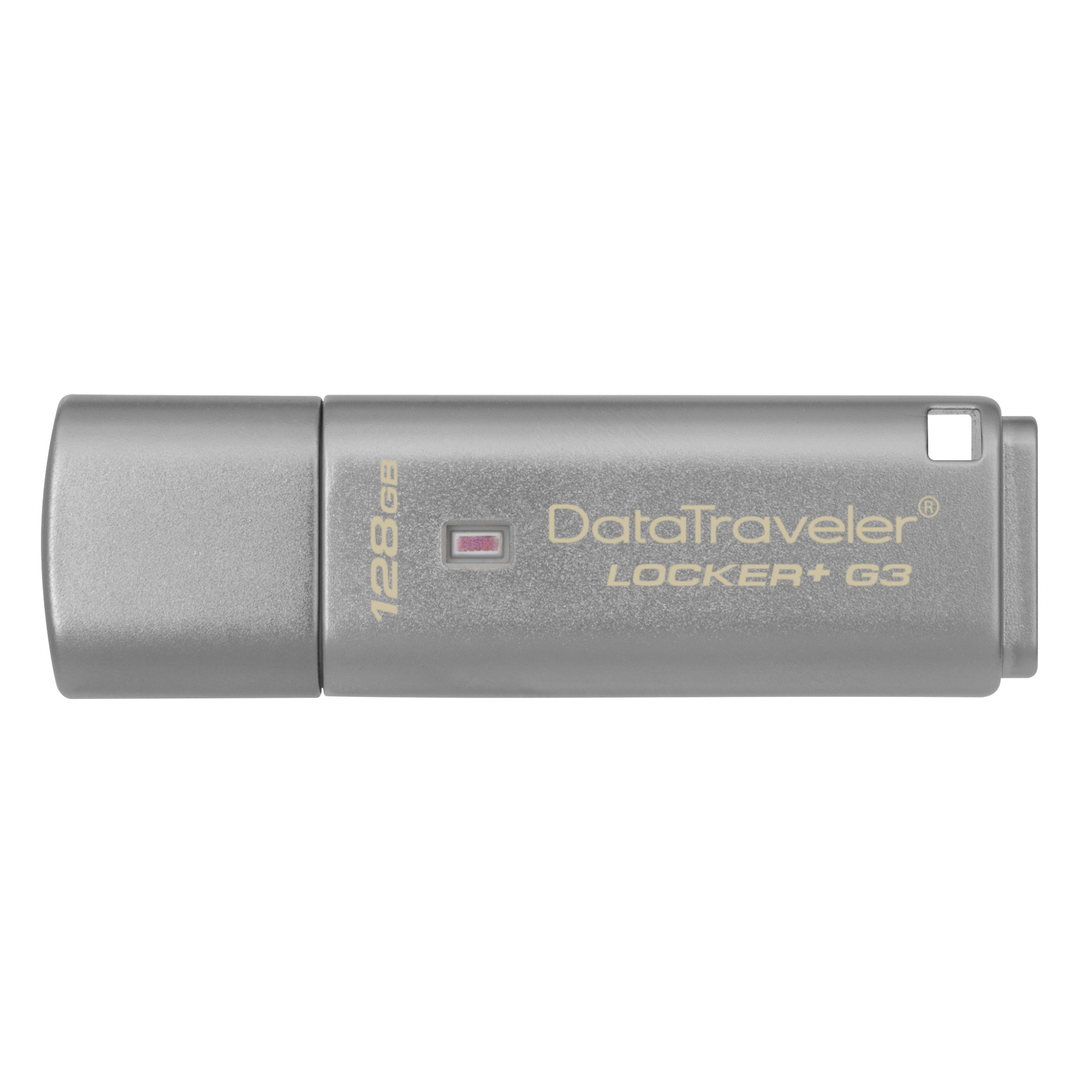 Kingston DataTraveler Locker+ G3 128GB Encrypted USB 3.0 (DTLPG3/128GB) - image 1 of 5