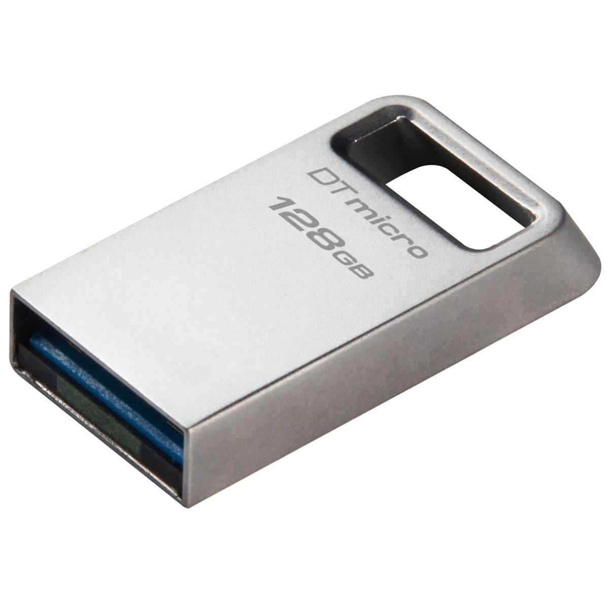 Kingston Technology DataTraveler Micro 128GB USB 3.2 Gen 1 Metal Flash Drive