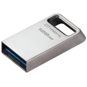 Kingston Technology DataTraveler Micro 128GB USB 3.2 Gen 1 Metal Flash Drive