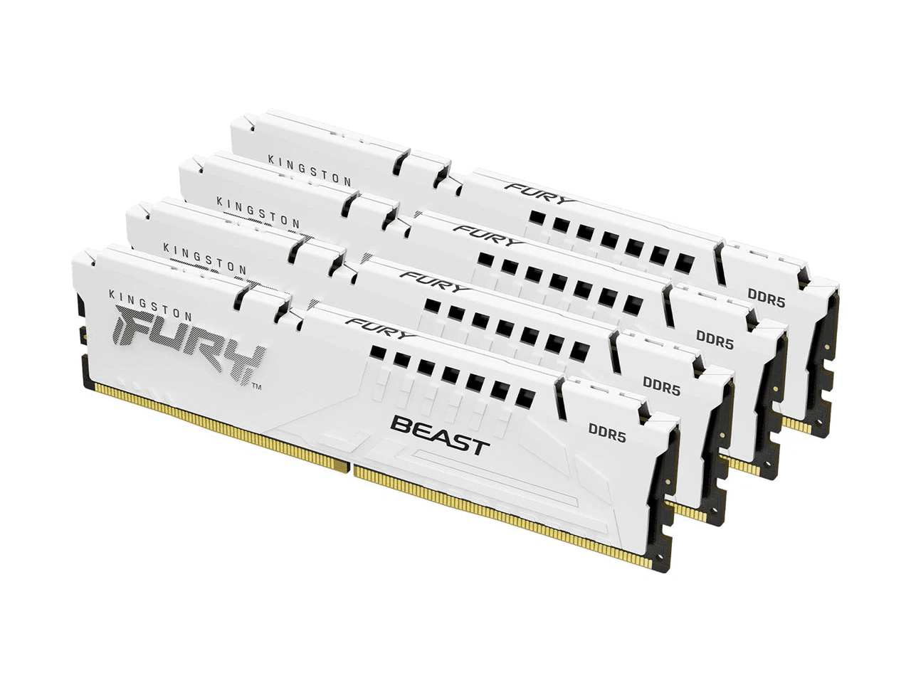 Kingston FURY Beast 128GB (4 x 32GB) 288-Pin PC RAM DDR5 5200 (PC5 41600) Memory (Desktop Memory) Model KF552C40BWK4-128 R