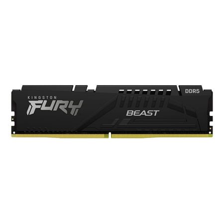 Kingston FURY Beast 32GB (2 x 16GB) 288-Pin DDR5 SDRAM DDR5 5200 (PC5 41600) Desktop Memory Model - KF552C40BBK2-32
