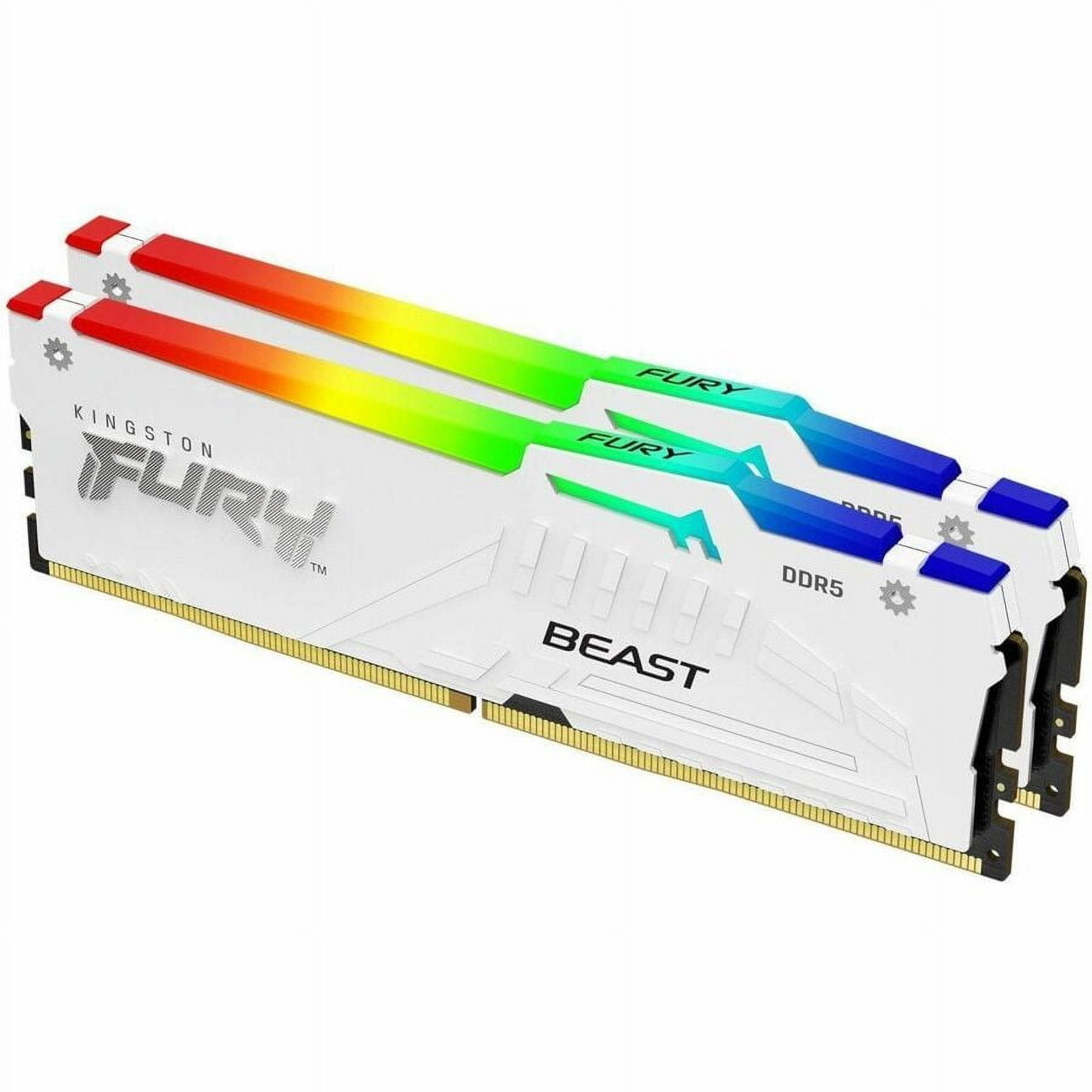 Kingston FURY Beast DDR5 32GB (16GB×2) Kingston FURY Beast DDR5 RGB XMP Memory - Kingston Shop