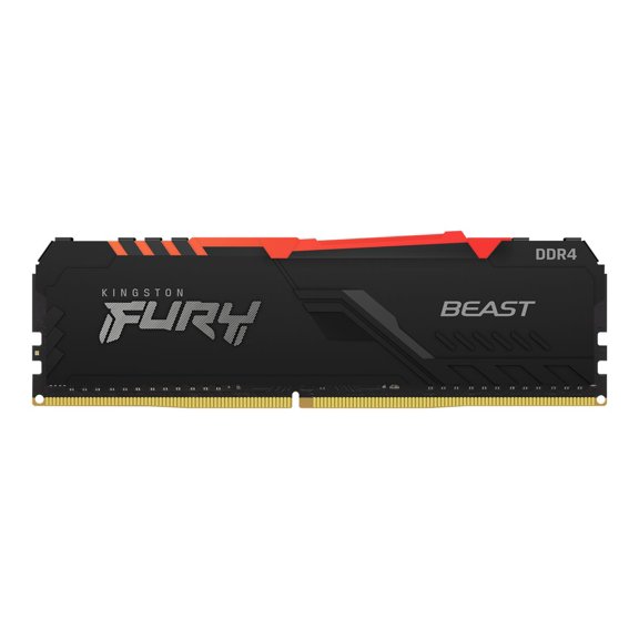 Kingston FURY Beast 32GB RGB (2x16GB) 3600MT/s CL18 Desktop Memory Kit of 2