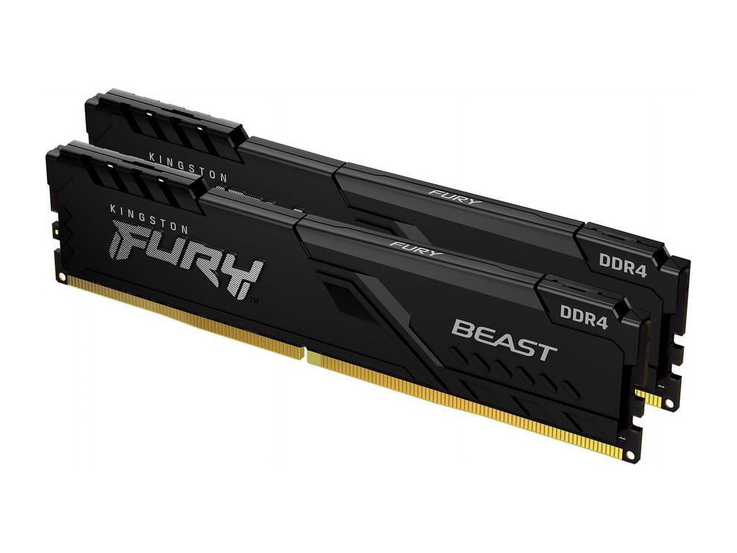 メモリー Kingston FURY BEAST DDR4 16GB KIT Kingston FURY Beast RGB 16GB Gaming RAM KIT (2x8GB) 3600MHz