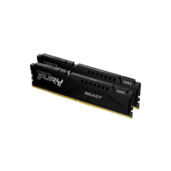 Kingston FURY Beast 64GB (2 x 32GB) 288-Pin PC RAM DDR5 4800 (PC5 38400) Memory (Desktop Memory) Model KF548C38BBK2-64