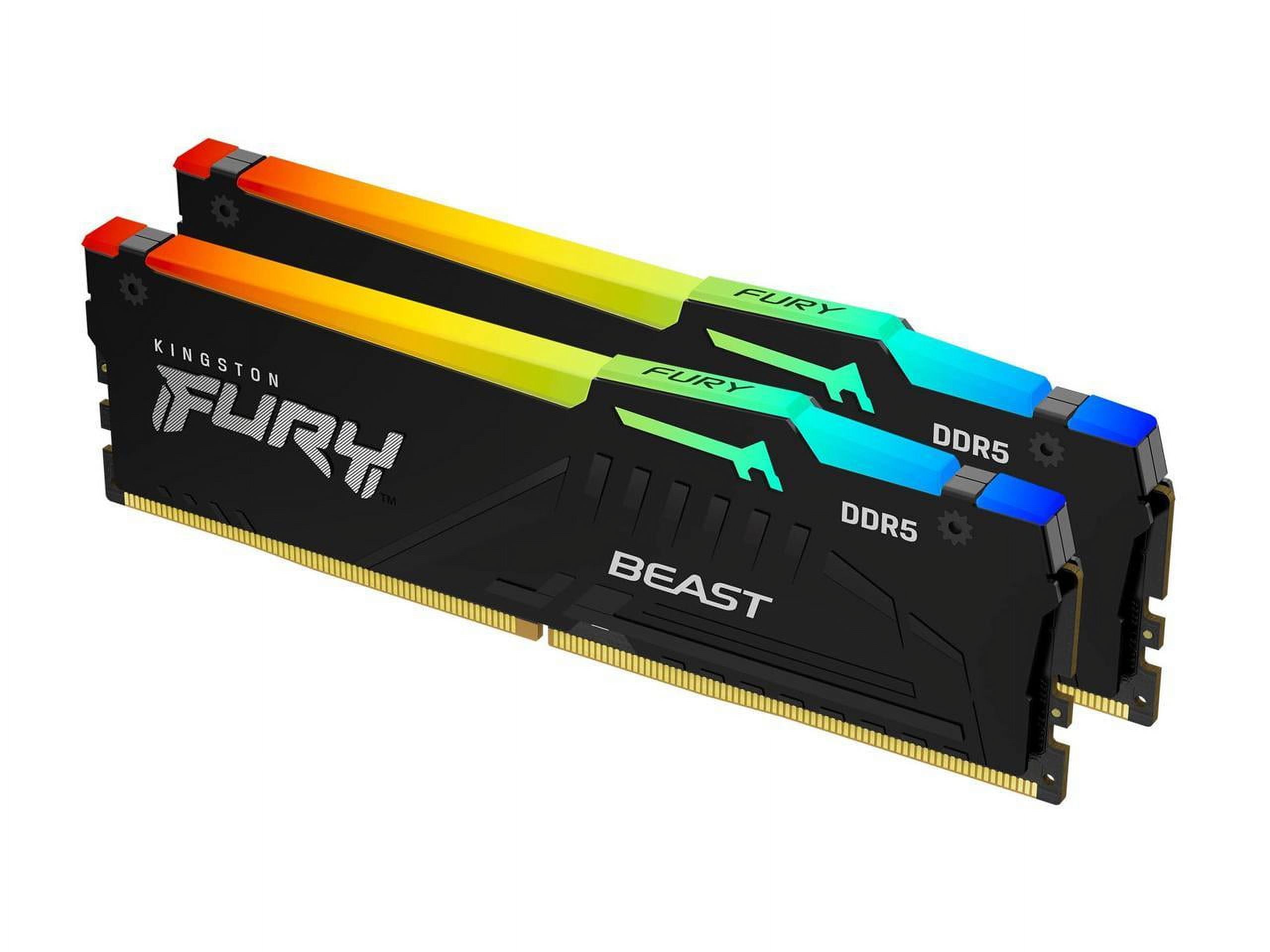 KINGSTON FURY BEAST 32GB DDR5 メモリ Kingston FURY Beast 64GB (2 x 32GB) DDR5 SDRAM Memory Kit