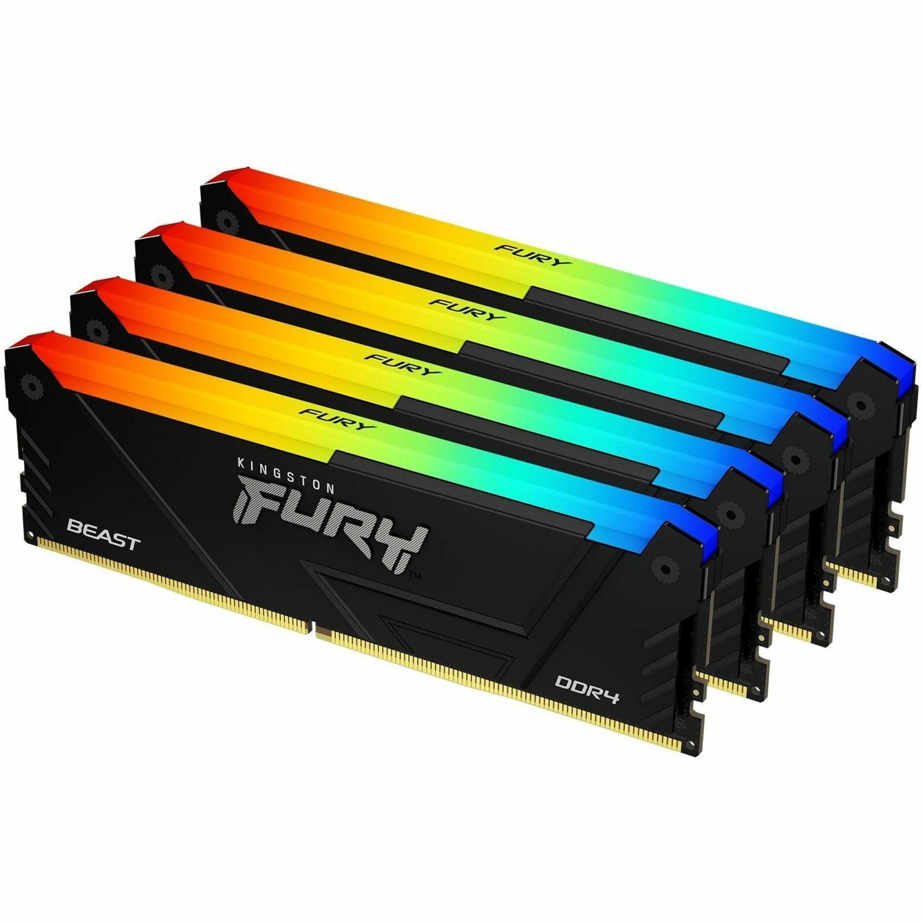 Kingston FURY Beast DDR4 RGB RAM, 128GB, 3733MT/s, CL16