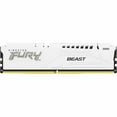 thumbnail image 1 of Kingston FURY Beast - DDR5 - module - 16 GB - DIMM 288-pin - 6400 MHz / PC5-51200 - CL32 - 1.4 V - unbuffered - on-die ECC - white, 1 of 9