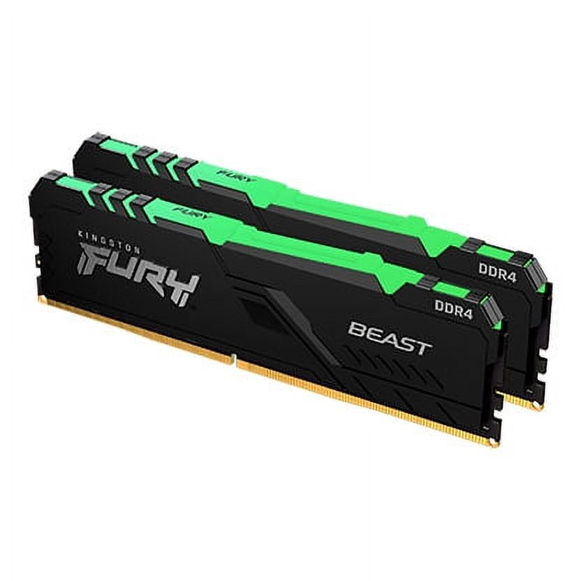 Kingston FURY メモリ DDR4 16GB×2枚 32GB RGB Kingston FURY Beast RGB 32GB KIT (2x16GB) 3200MHz DDR4