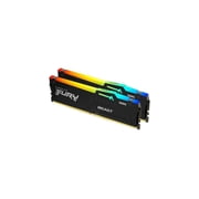 Kingston FURY Beast RGB 64GB (2 x 32GB) 288-Pin PC RAM DDR5 5200 (PC5 41600) Memory (Notebook Memory) Model KF552C40BBAK2-64