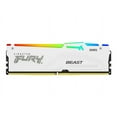 thumbnail image 1 of Kingston 128GB (4x32GB) DDR5 5200MT/s CL40 FURY Beast White RGB XMP, 1 of 9