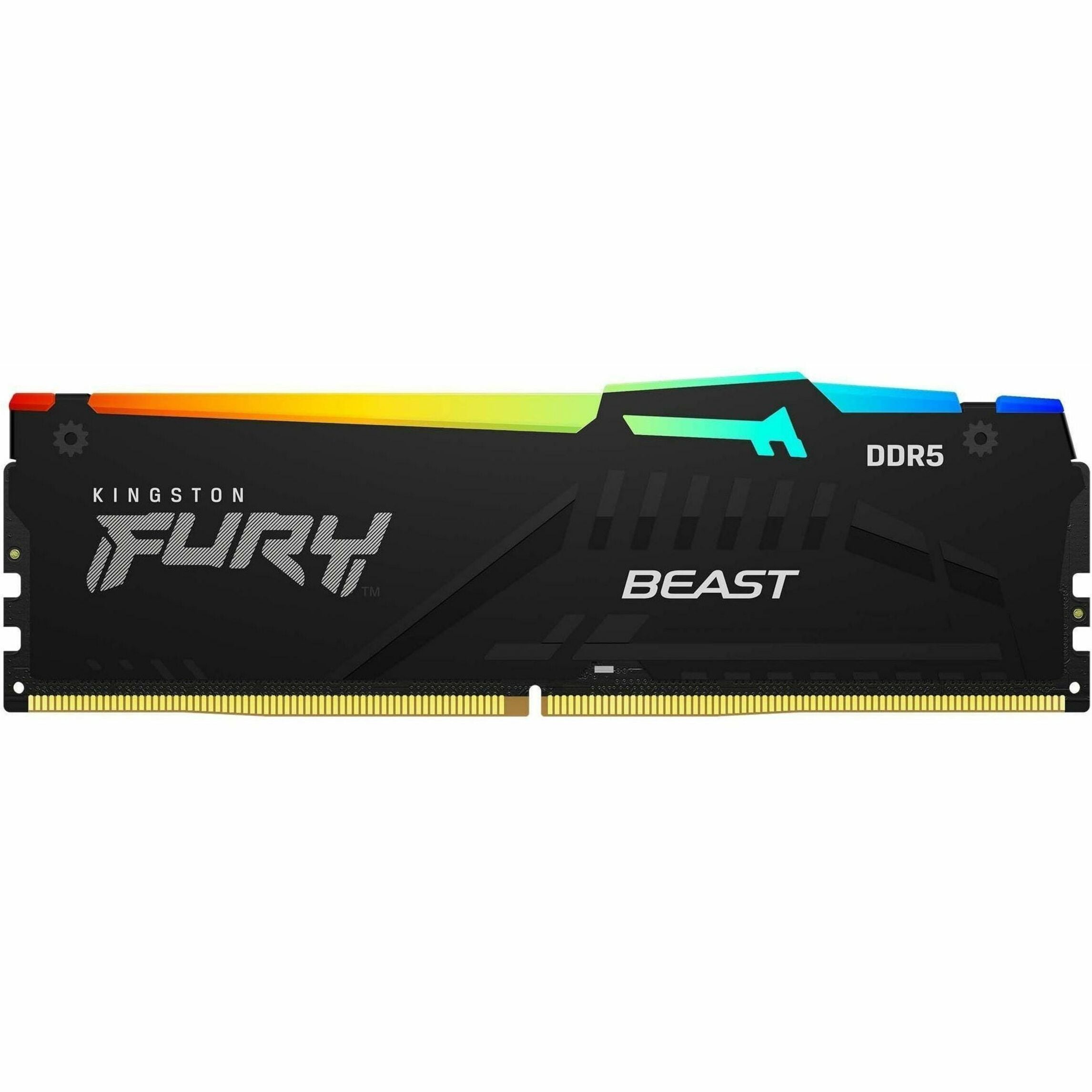 Kingston 32GB (1x32GB) DDR5 6000MT/s CL30 FURY Beast Black RGB