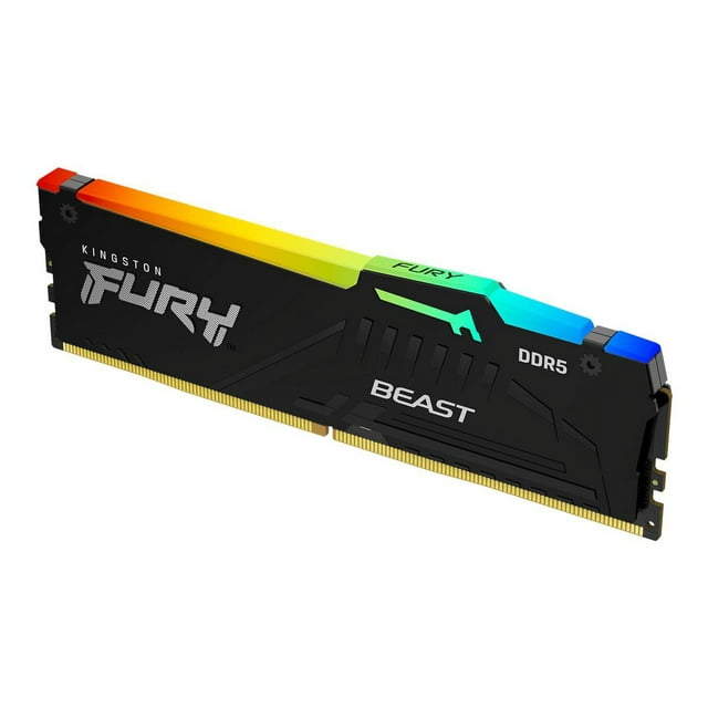 Kingston FURY Beast RGB - DDR5 - module - 32 GB - DIMM 288-pin - 6000 ...