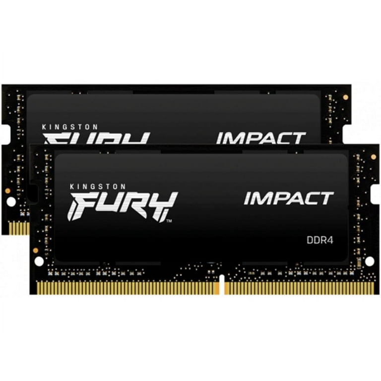 Kingston Fury Impact SO-DIMM - 2 x 8 Go (16 Go) - DDR4 3200 MHz - CL20 -  Mémoire Kingston sur